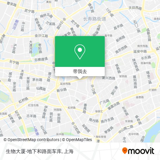 生物大厦-地下和路面车库地图