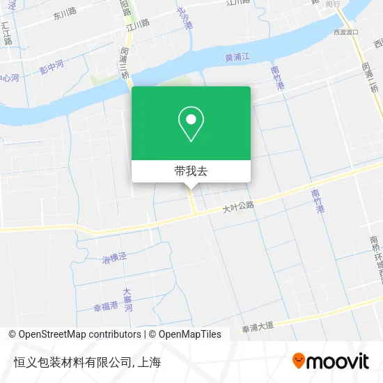 恒义包装材料有限公司地图