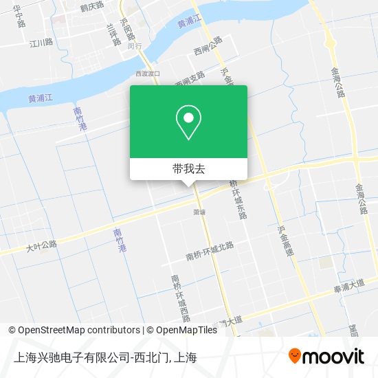 上海兴驰电子有限公司-西北门地图