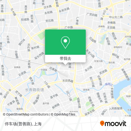 停车场(普善路)地图