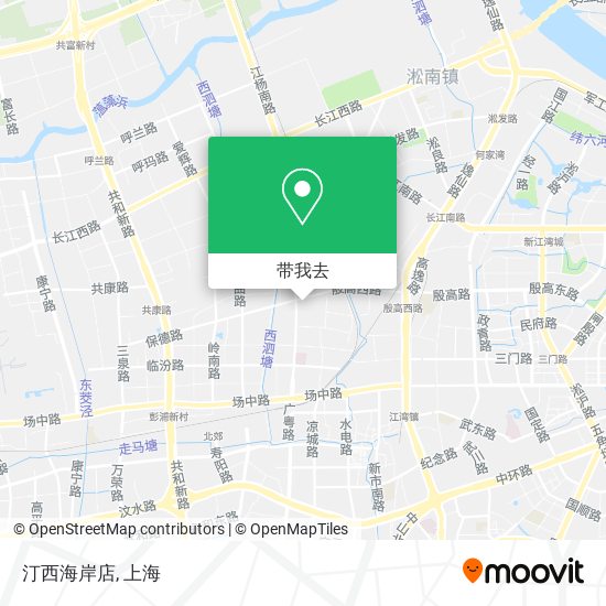 汀西海岸店地图