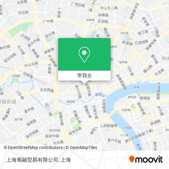 上海蜀融贸易有限公司地图