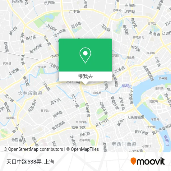 天目中路538弄地图