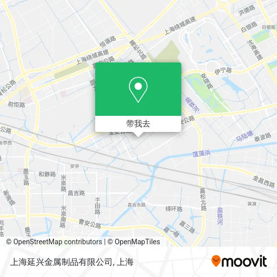 上海延兴金属制品有限公司地图