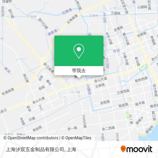 上海汐宸五金制品有限公司地图