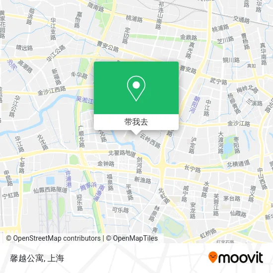馨越公寓地图