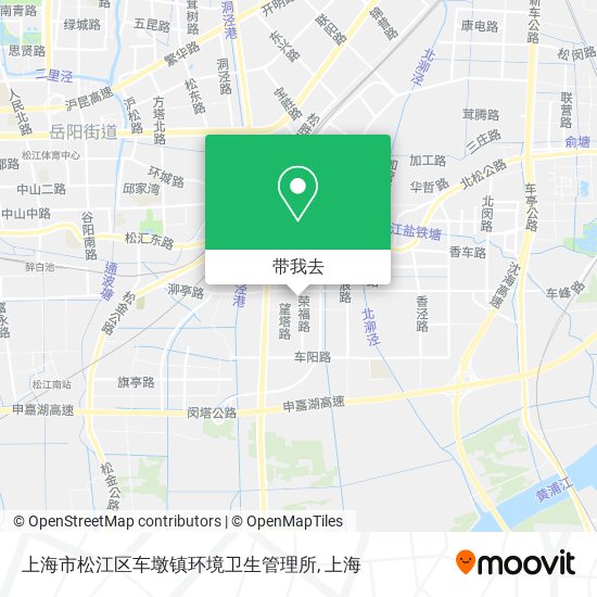 上海市松江区车墩镇环境卫生管理所地图
