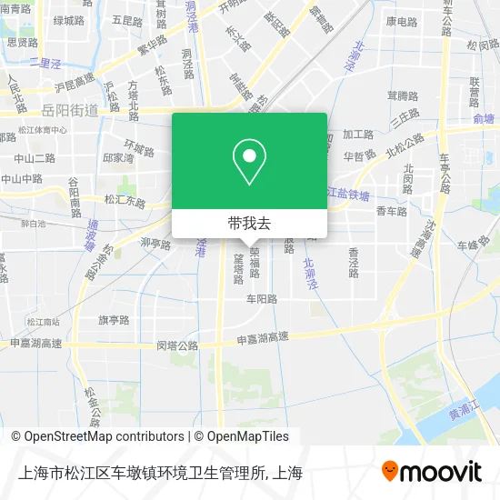 上海市松江区车墩镇环境卫生管理所地图
