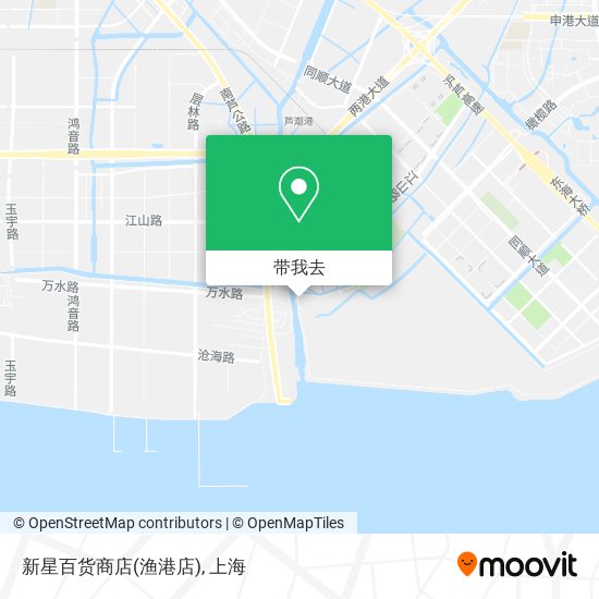 新星百货商店(渔港店)地图