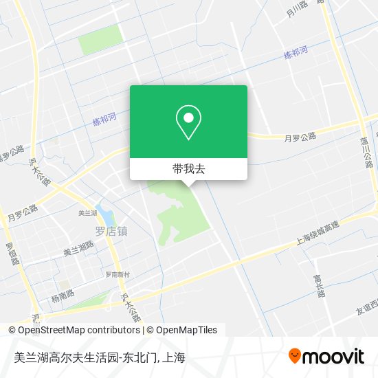 美兰湖高尔夫生活园-东北门地图
