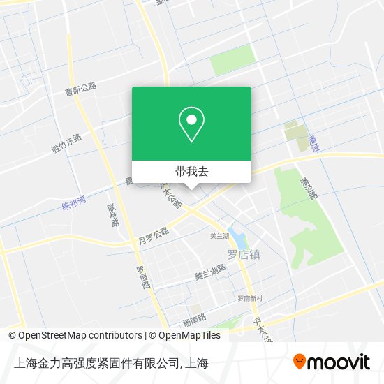上海金力高强度紧固件有限公司地图