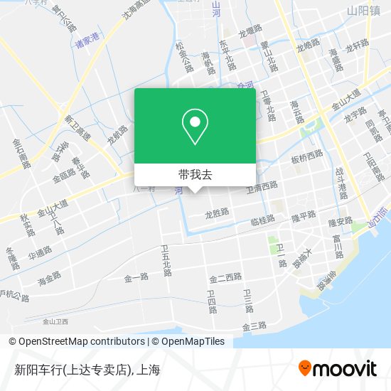 新阳车行(上达专卖店)地图