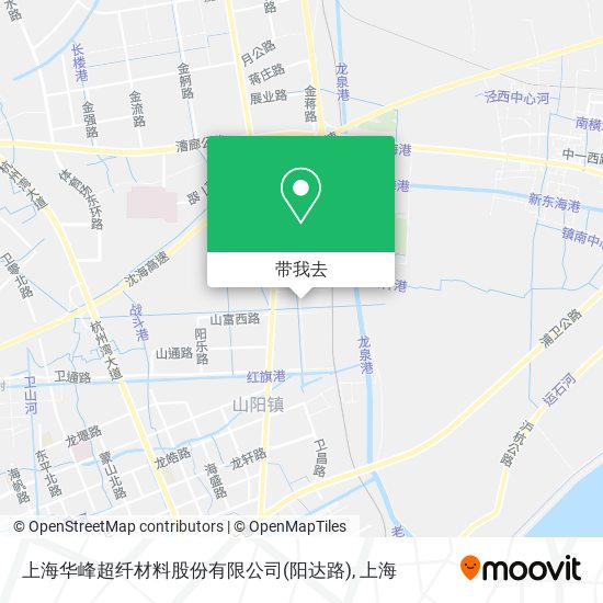 上海华峰超纤材料股份有限公司(阳达路)地图