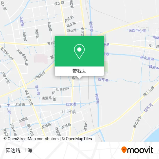 阳达路地图