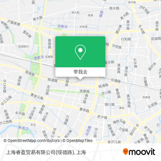 上海睿盈贸易有限公司(绥德路)地图