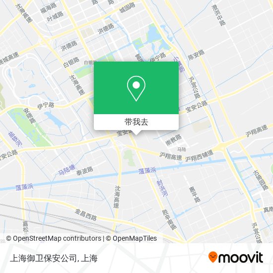 上海御卫保安公司地图