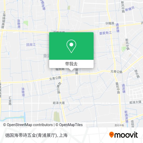 德国海蒂诗五金(青浦展厅)地图