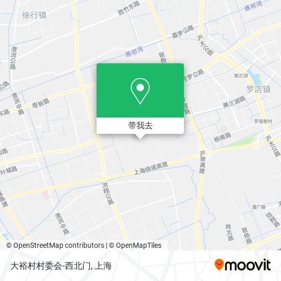 大裕村村委会-西北门地图