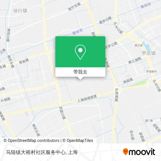 马陆镇大裕村社区服务中心地图
