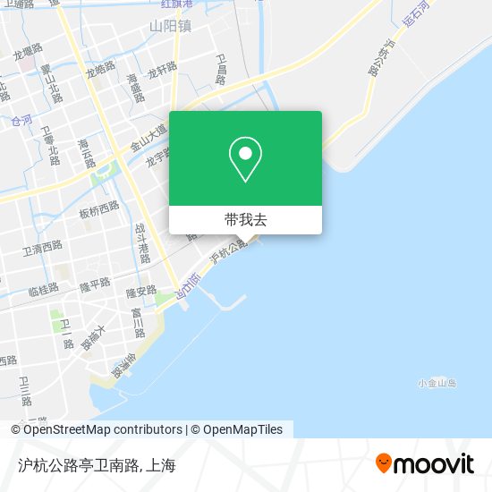 沪杭公路亭卫南路地图