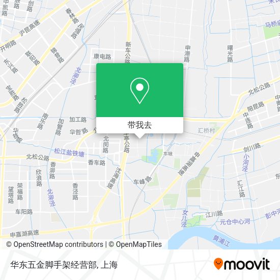 华东五金脚手架经营部地图