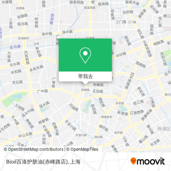 Bioil百洛护肤油(赤峰路店)地图