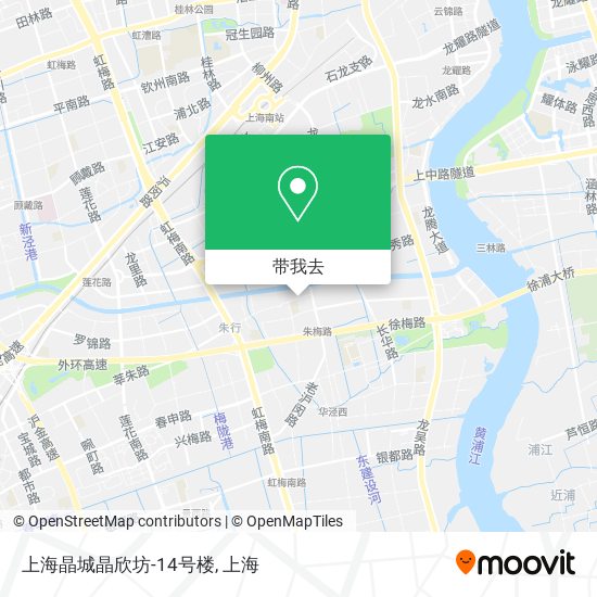 上海晶城晶欣坊-14号楼地图