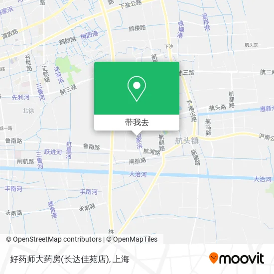 好药师大药房(长达佳苑店)地图