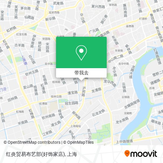 红炎贸易布艺部(好饰家店)地图