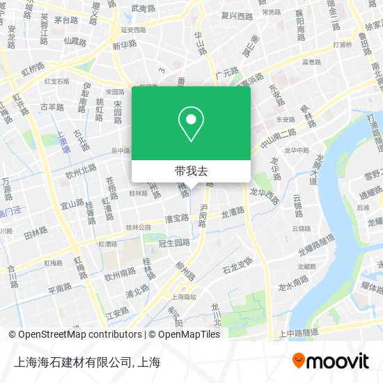 上海海石建材有限公司地图