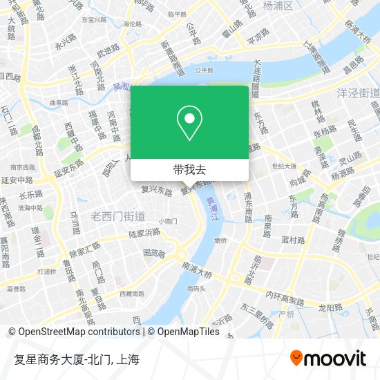复星商务大厦-北门地图
