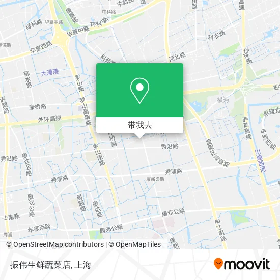 振伟生鲜蔬菜店地图