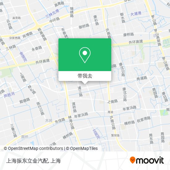 上海振东立金汽配地图