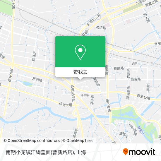 南翔小笼镇江锅盖面(曹新路店)地图