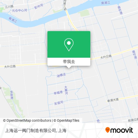 上海远一阀门制造有限公司地图