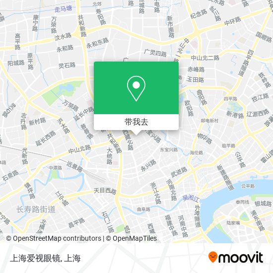 上海爱视眼镜地图