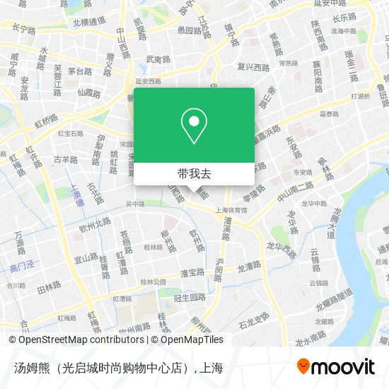 汤姆熊（光启城时尚购物中心店）地图