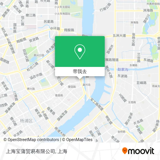 上海宝蒲贸易有限公司地图