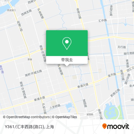 Y361/汇丰西路(路口)地图