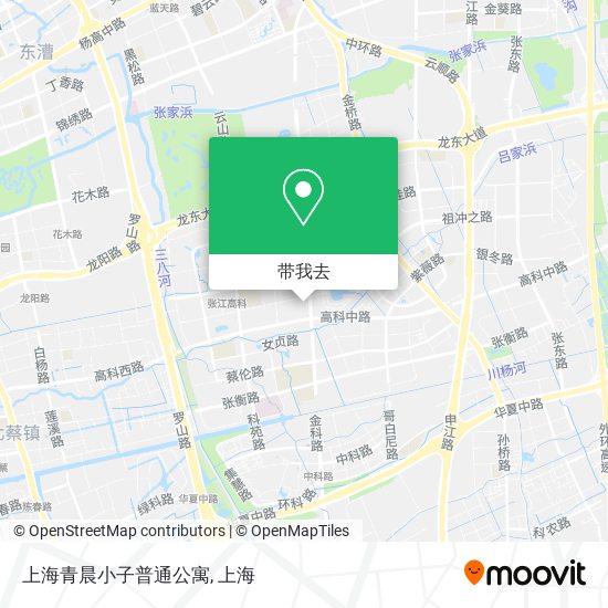 上海青晨小子普通公寓地图