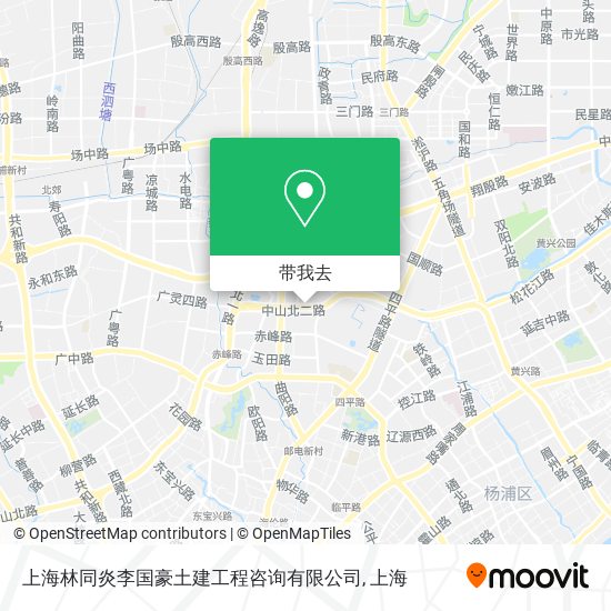 上海林同炎李国豪土建工程咨询有限公司地图