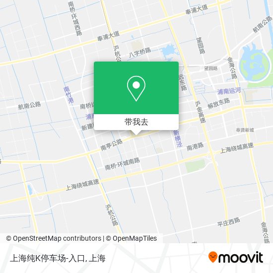 上海纯K停车场-入口地图
