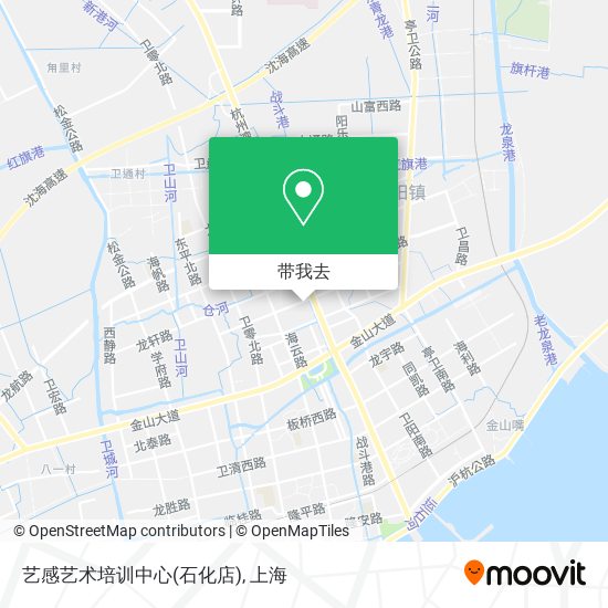 艺感艺术培训中心(石化店)地图