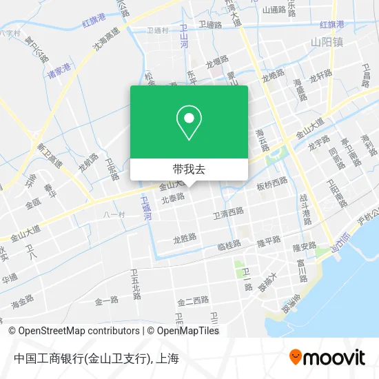 中国工商银行(金山卫支行)地图