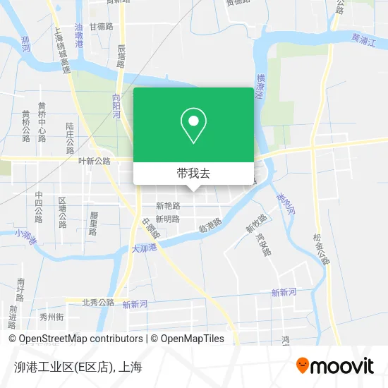 泖港工业区(E区店)地图