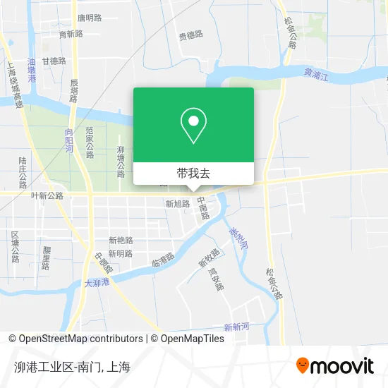 泖港工业区-南门地图