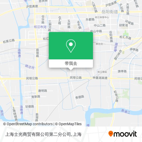 上海士光商贸有限公司第二分公司地图