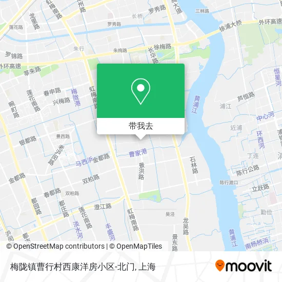 梅陇镇曹行村西康洋房小区-北门地图