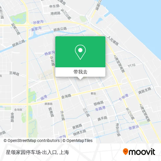星颂家园停车场-出入口地图