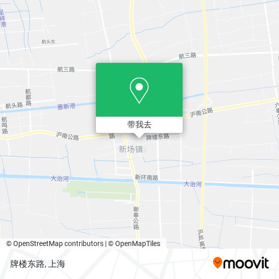 牌楼东路地图